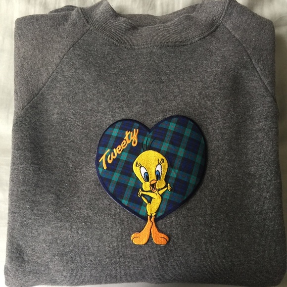 Vintage Looney Tunes Tweety oversized sweater - Picture 6 of 7